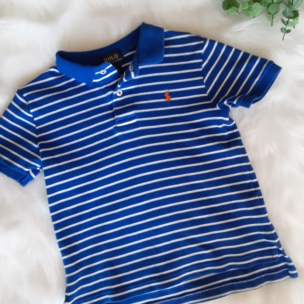 Polo Boys Short Sleeve Shirt Size 5